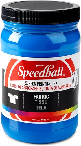 Miniatura 23 de Speedball Tinta de impresión de pantalla de tela, 8 onzas, color negro para impresión de camisetas y serigrafía