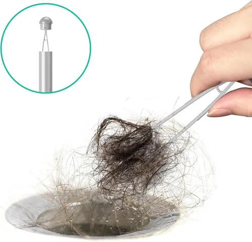 Miniatura 5 de Émbolo y cepillo de inodoro, juego de cepillo y émbolo 2 en 1 para baño resistente, émbolo de inodoro con soporte oculto para limpieza profunda