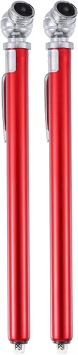 Miniatura 7 de X AUTOHAUX 2pcs 10-100PSI doble cabeza acero inoxidable camión pluma neumático neumático medidor de presión de aire medidor de aire para bicicleta