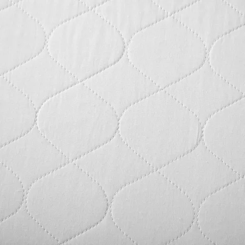 Miniatura 5 de Protector de colchón acolchado ajustable impermeable con capa de relleno altamente absorbente, 100% mezcla de algodón suave, transpirable, bolsillo