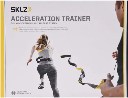 SKLZ - Cinturón de entrenamiento de resistencia, preparador de liberación y aceleración, Negro