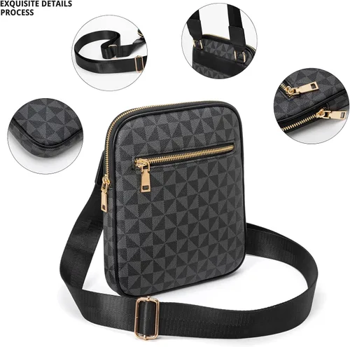Miniatura 5 de Bolso cruzado para hombre, bolso de hombro para hombre para ir al trabajo, bolso de viaje Bolso de trabajo para hombre pequeño