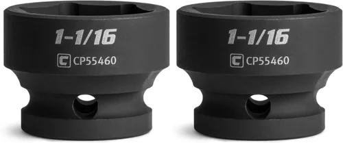 Miniatura 23 de Capri Tools Dado de impacto corto de 1 pulgada, transmisión de 1/2 pulgada, 6 puntos, SAE