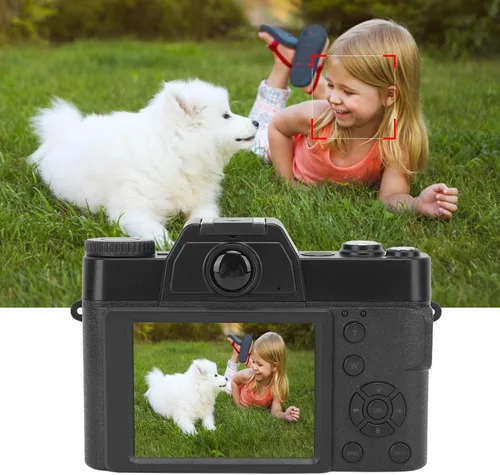 Miniatura 4 de Cámara digital, enfoque automático 48MP 16x zoom digital 4K Vlogging cámara como un