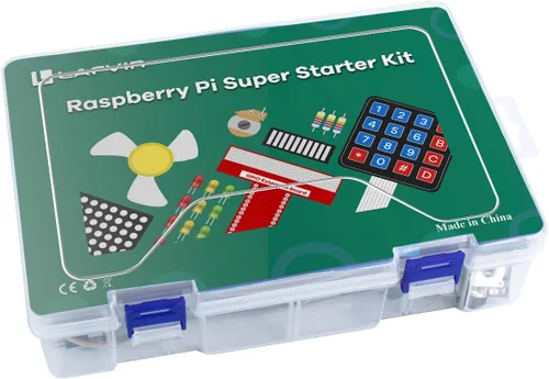 Miniatura 4 de LAFVIN Super Starter Kit para Raspberry Pi 5/4/4B/3B/3B+, Python C Java Scratch, con kit de tutorial para principiantes
