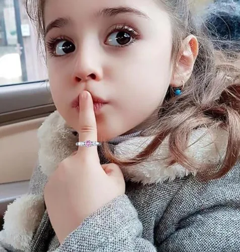 Miniatura 3 de Anillos clásicos de piedra natal para niñas y mujeres, tallas 1-10, circonita cúbica, acero inoxidable, anillo de cumpleaños, para madre, hija