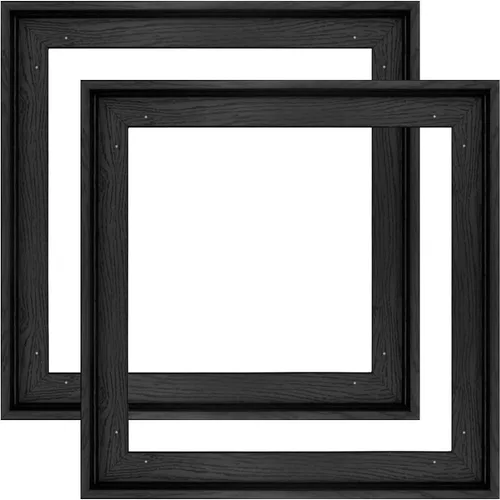 Miniatura 10 de Marco flotante para pintura en lienzo de 5 x 7 pulgadas con 0.6 a 0.8" de profundidad, paquete de 3 marcos flotantes para impresiones en lienzo