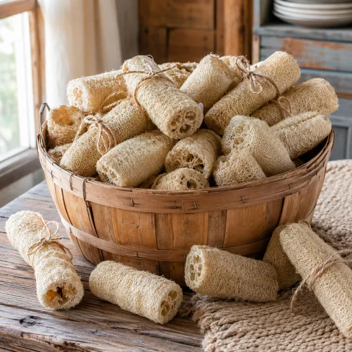 Miniatura 7 de TKE Farms & Gardens - Semillas de calabaza Luffa para plantar, más de 30 semillas de lufa no transgénicas, cultivar esponjas naturales o cosechar