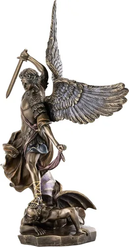 Miniatura 2 de Estatua de escritorio de San Miguel Arcángel.