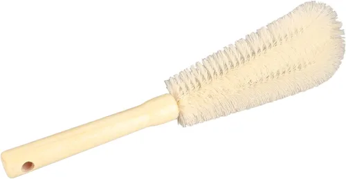 Miniatura 5 de Cepillo limpiador de botellas con mango largo de madera, cepillo para botella de agua, cepillo de cocina para biberón, taza, jarra, tetera, botellas
