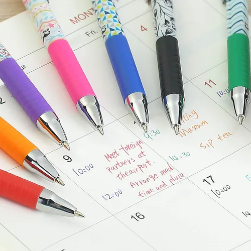 Miniatura 7 de Mr. Pen - Bolígrafos para diario bíblico, juego de 8 colores surtidos, bolígrafos sin sangrado para diario bíblico