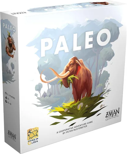 Asmodee Juego de mesa Paleo: una aventura paleolítica cooperativa para entusiastas de la estrategia, diversión familiar cooperativa para niños y