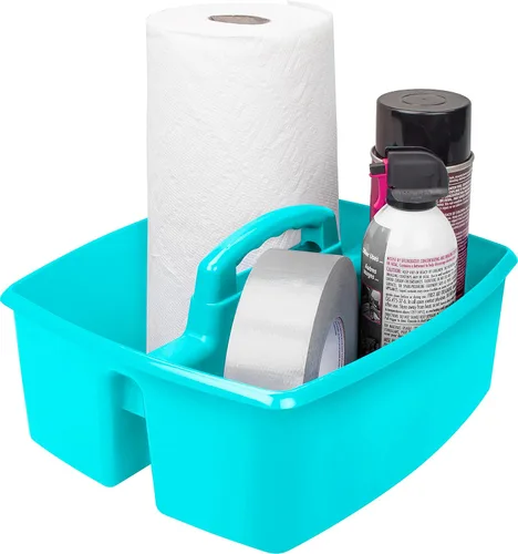 Miniatura 9 de Storex, clasificador grande para manualidades para salón de clases con tazas, 13 x 11 x 6.575 pulgadas, verde, caja de 2 unidades (00983A02C)