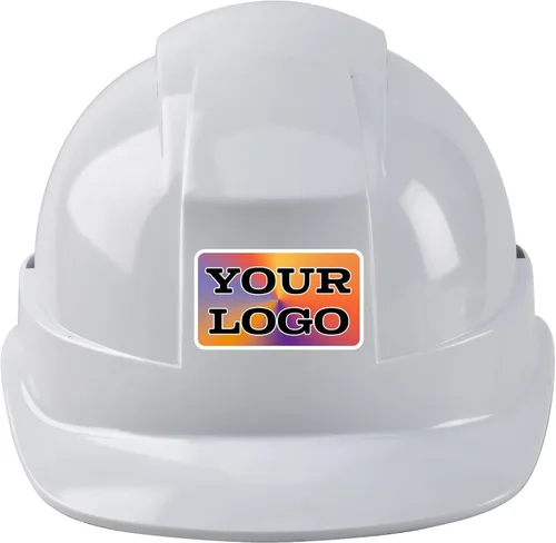 Miniatura 21 de Casco de trabajo de construcción personalizado Casco de seguridad con suspensión de trinquete de 6 puntos con ventilación negro (C-BLACK)