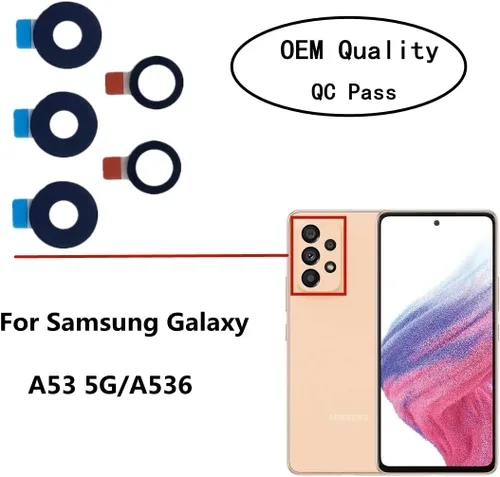 Miniatura 2 de 5 piezas originales de repuesto para cámara trasera trasera Samsung Galaxy A53 5G A536 con adhesivo preinstalado y kit de herramientas de reparación