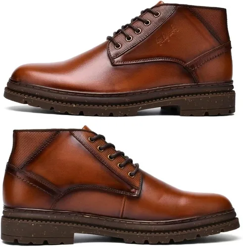 Miniatura 3 de Holy ark Casual Boots for Men Genuine Leather Oxford Dress Shoes