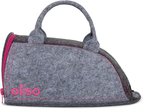 oliso Pequeña bolsa de transporte para mini planchas M2Pro y M3Pro – Funda de viaje se adapta a la mayoría de mini planchas de vapor – Ideal para