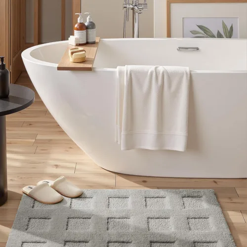Miniatura 3 de GRANNY SAYS Alfombras de baño antideslizantes, lavables, extra suaves y absorbentes de agua para baño, alfombra de baño peluda de felpa, alfombra