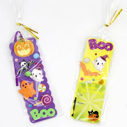 Miniatura 4 de 36 juegos de manualidades de Halloween para niños de 3 a 5 años de espuma de bricolaje de Halloween, kit de manualidades de fiesta de Halloween