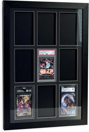 Miniatura 8 de Marco de exhibición de tarjetas graduadas, compatible con PSA, CGC y TAG Slabs, estuche de exhibición de tarjetas coleccionables de montaje en pared