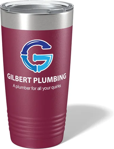 Miniatura 20 de Vaso personalizado de 20 onzas (17 colores) impreso aislado de acero inoxidable con recubrimiento en polvo con tapa, artículos promocionales