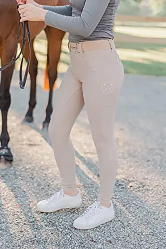 Miniatura 3 de FREE RIDE EQUESTRIAN Breeches with Silicone Grip and Knee Patch Breeches