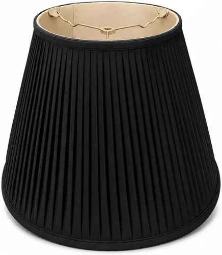 Miniatura 14 de Royal Designs Deep Empire - Pantalla básica plisada lateral, beige, 8 x 14 x 11 pulgadas (BS-728-14BG)