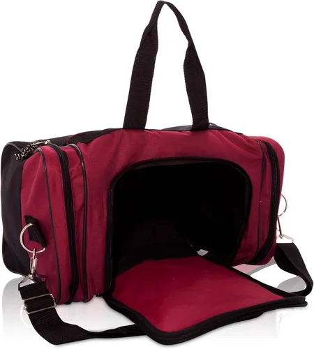 Miniatura 64 de Bolsa de lona, de DALIX, para el gimnasio, para viajar, 17 pulgadas