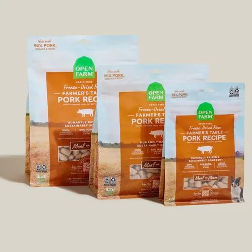 Miniatura 5 de Open Farm Alimento crudo liofilizado para perros, receta de carne criada humanamente con superalimentos sin OMG y sin sabores ni conservantes