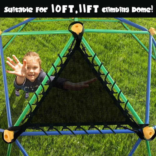Miniatura 2 de JYGOPLA Silla de red para cúpula de escalada de 10 pies y 11 pies, accesorios de cúpula para escalar resistentes, fácil de instalar, para niños de 4