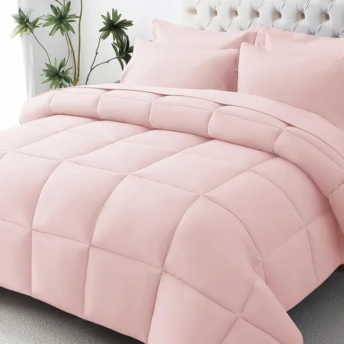 Miniatura 39 de JOLLYVOGUE Juego de edredón individual XL, cama ultrasuave en una bolsa, tamaño individual XL, 5 piezas, juego de ropa de cama certificado Oeko-TEX
