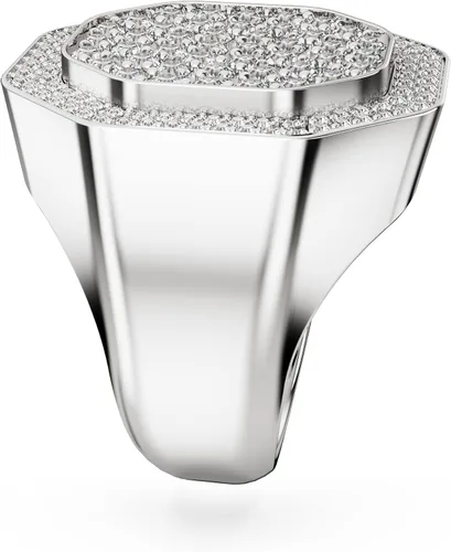 Miniatura 3 de SWAROVSKI Anillo de cóctel Dextera, cara octogonal con pavé de cristal