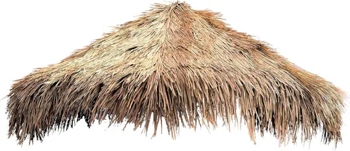 Miniatura 8 de Paja mexicana de paja – Sombrilla Tiki de 12 pies para sombra al aire libre, patio, barras Tiki – Cubierta de césped natural ecológica, fácil