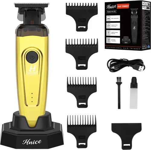 Miniatura 8 de Cortadora de pelo profesional para hombres, 11500 RPM, inalámbrica, con pantalla LED, batería de 2000 mAh, tiempo de ejecución de 150 minutos, hoja