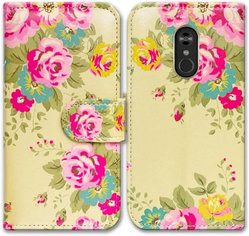 Miniatura 16 de Bcov Funda para LG Stylo 4/LG Stylo 4 Plus, color verde pájaro negro con tapa y ranura para tarjeta de crédito, soporte para tarjeta