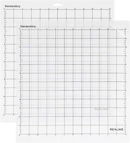 Miniatura 7 de REALIKE LightGrip - Alfombrilla de corte compatible con Cricut Maker 4/Maker 3/Maker/Explore 4/3/Air 2/Air/One, paquete de 2 alfombrillas de 12 x 12