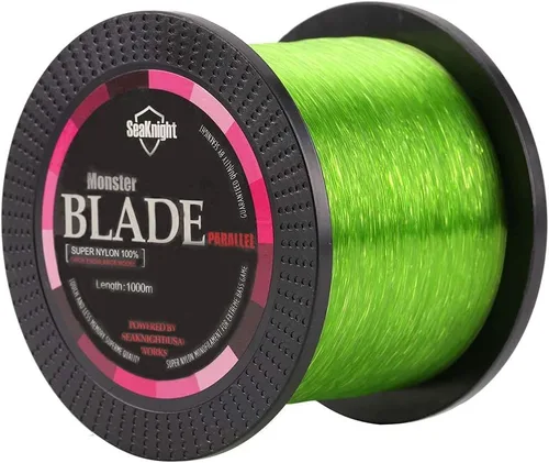 Miniatura 11 de Línea de pesca monofilamento SeaKnight Blade, 547 yardas/1094 yardas de material japonés, alta resistencia a la abrasión, baja ductilidad y memoria