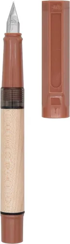 Jinhao - Pluma estilográfica de madera 62, pluma de tinta extra fina con convertidor de tinta para la escuela y la oficina bolígrafos de escritura