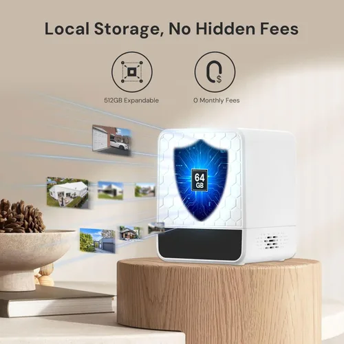 Miniatura 8 de yeewise Cámaras de seguridad solar WiFi6 inalámbricas para exteriores, sistema de seguridad para el hogar QHD 2K, kit de 4 cámaras, WiFi de 2.4 y 5