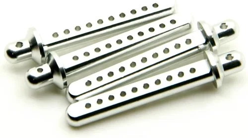 Miniatura 3 de MOHERO RC Crawler Cars - Soportes de poste de carrocería de aluminio para 1:10 SCX10 AXIAL 4WD Paquete de 4 (plateado)