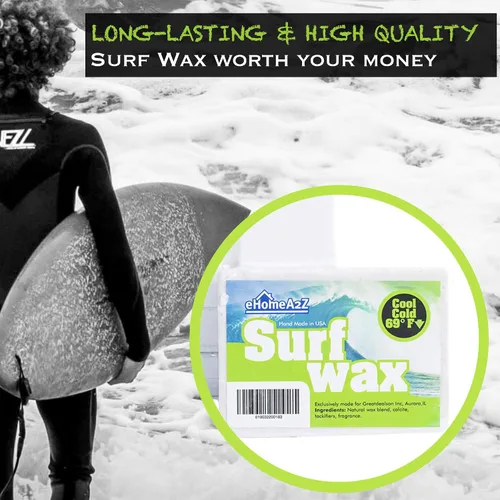 Miniatura 2 de Cera de surf fría fría de alto rendimiento todo natural aroma de pomelo Surfwax Surfboard Surfboard Bumps Skimboard Water Sticky