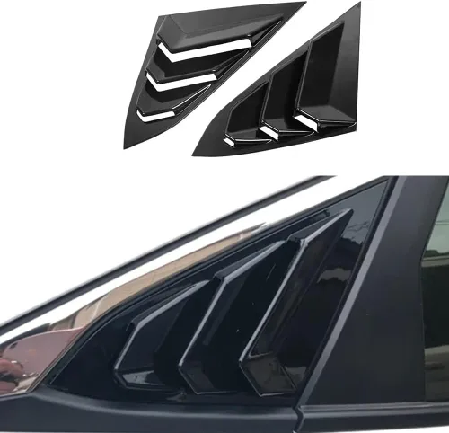Miniatura 8 de Para Honda Civic de 10ª generación 2016-2021 - Rejilla de ventana lateral trasera, cubierta para decoración de rejilla de ventilación de aire