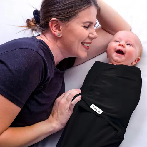Miniatura 2 de Saco de dormir de algodón orgánico para bebés de 0 a 3 meses, suave, transpirable, hipoalergénica, para recién nacidos, unisex, para niños y niñas