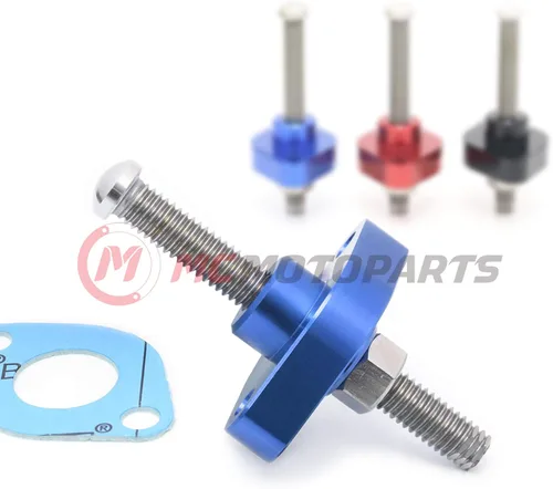 Miniatura 3 de MC MOTOPARTS CNC ajustable HP Manual Cam cadena tensor compatible con DRZ 250 01-07 02 03 04 05 06 (azul)