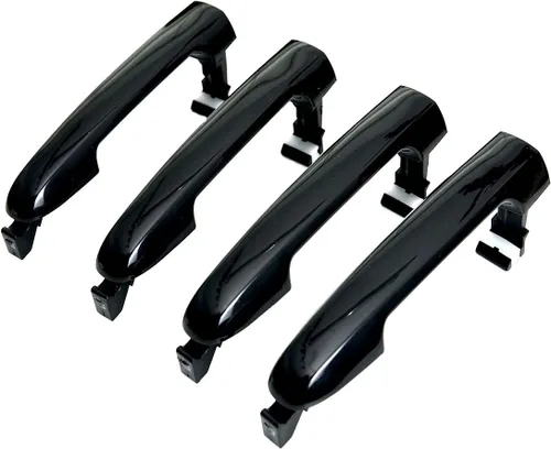 Manija de puerta compatible con Hyundai Sonata 2005 2006 2007 2008 2009 2010 82651-3K000 826513K000 exterior exterior negro delantero lado del