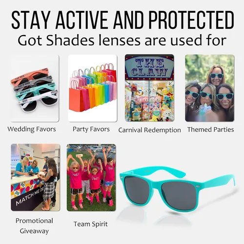 Miniatura 4 de Wholesale Bulk Unisex 80's Retro 100% UV Sunglasses for Adults - 10 Pack - wFlex Hinges