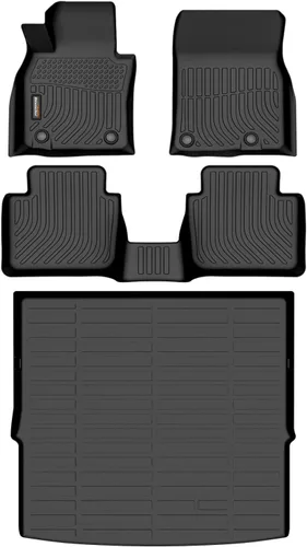 Miniatura 48 de Alfombrillas y forro de carga para Jeep Grand Cherokee L 2021-2025 (solo para 6 plazas sin consola central), alfombrillas de automóvil TPE para todo