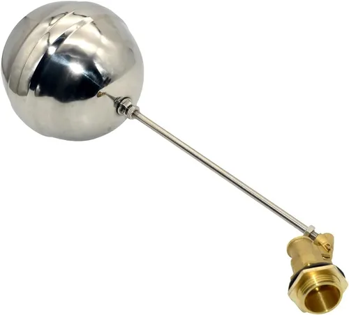Miniatura 5 de VARMHUS Válvula de bola flotante de rosca macho de acero inoxidable 304, control automático de nivel de agua de latón para aplicaciones de tanque