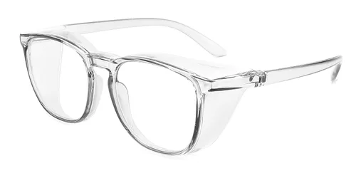 Miniatura 3 de Alsenor Gafas de seguridad antiniebla, gafas protectoras con bloqueo de luz azul, antipolvo, protección UV, para hombres y mujeres (gris)