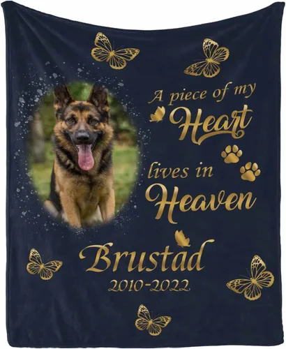 Miniatura 18 de Manta personalizada con foto de perro, mantas con imagen personalizada para amantes de los perros, manta personalizada para regalos con mis propias
